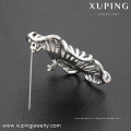 00047-xuping novo design cristais de Swarovski, prata cor grande broche de strass